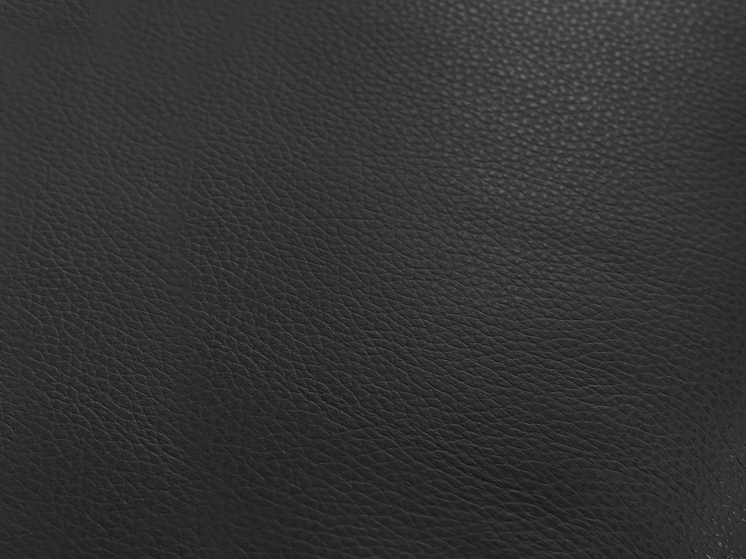 Sofá de 3 lugares articulado elétrico em pele de vaca preto - AZIDEE II