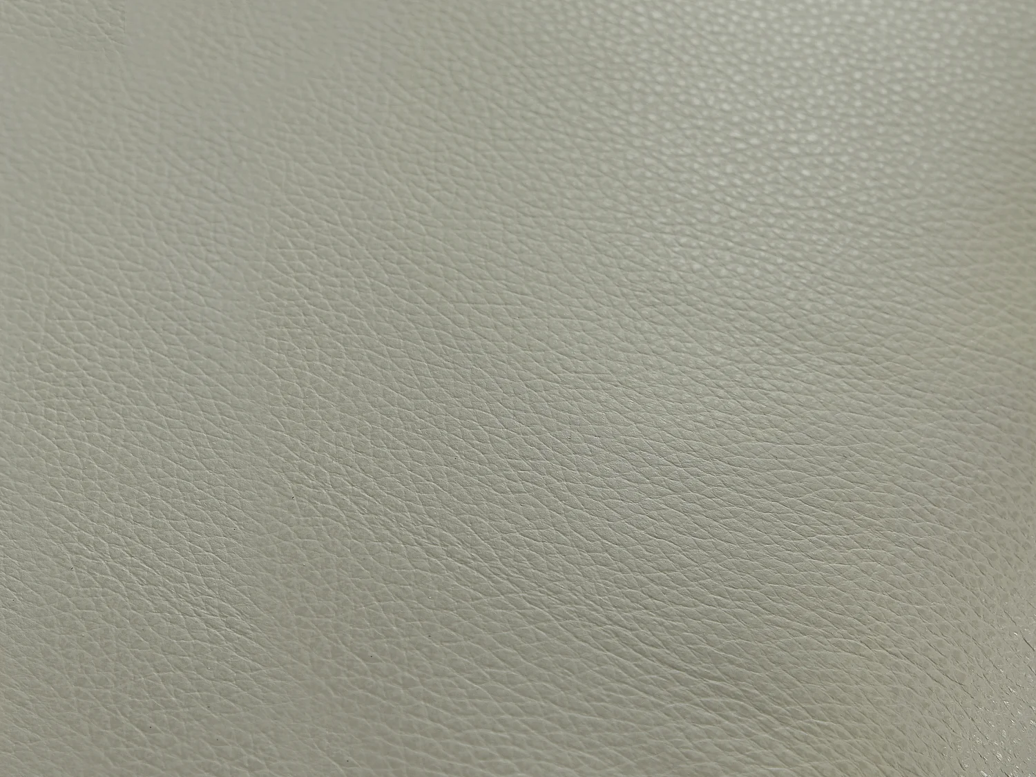 Sofá de 3 lugares articulado elétrico em pele de vaca cinzento-claro - AZIDEE II