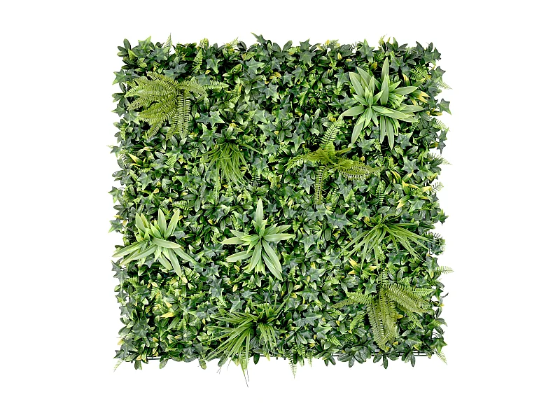 Mur végétal synthétique vert - pack de 1m² - DELVIN
