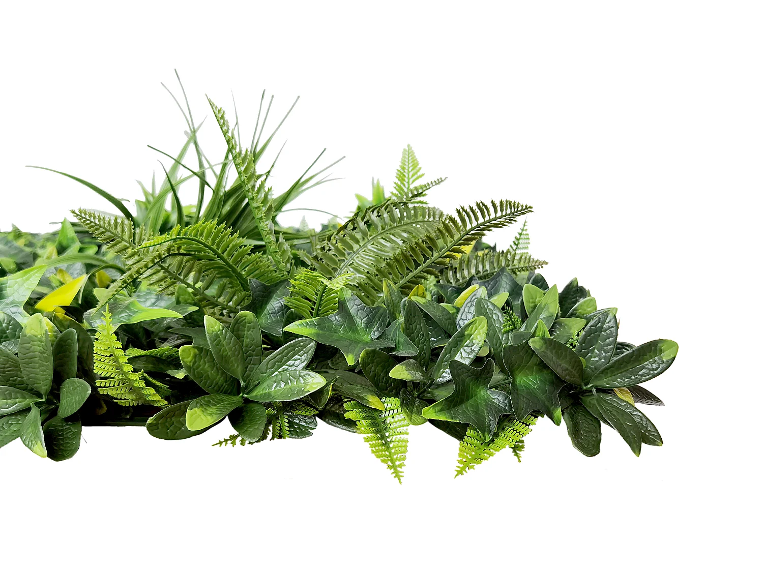 Mur végétal synthétique vert - pack de 1m² - DELVIN