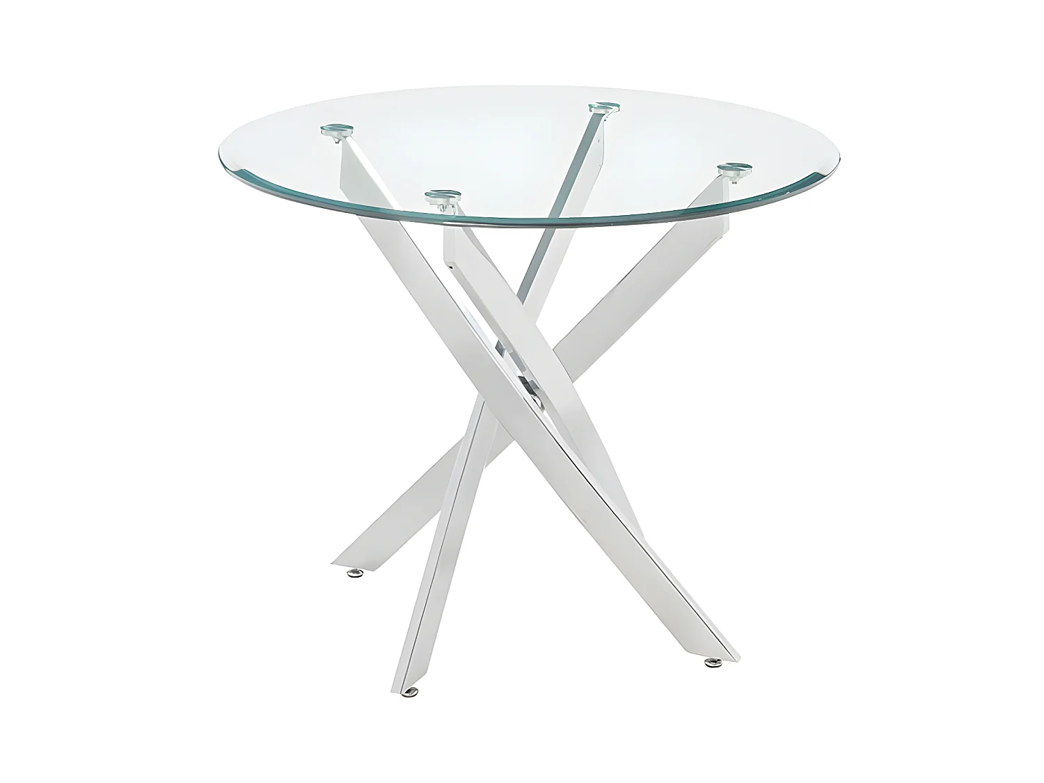 Ensemble table COSIMA + 2 chaises NADYA - Noir