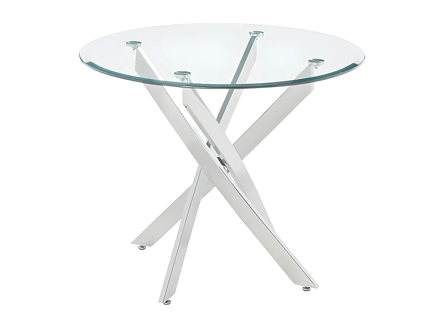 Ensemble table COSIMA + 2 chaises NADYA - Noir