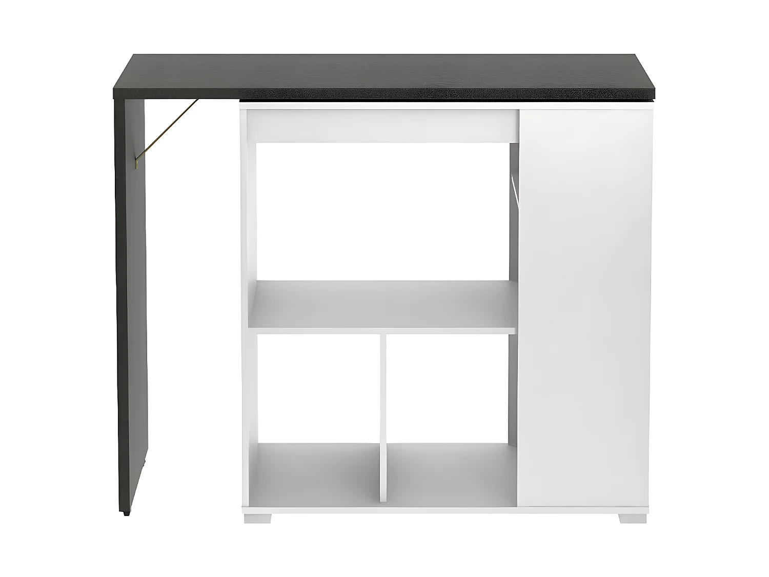 Set "Mobile bar": Mobile da bar SATURNE + 2 sgabelli da bar CALAS Bianco