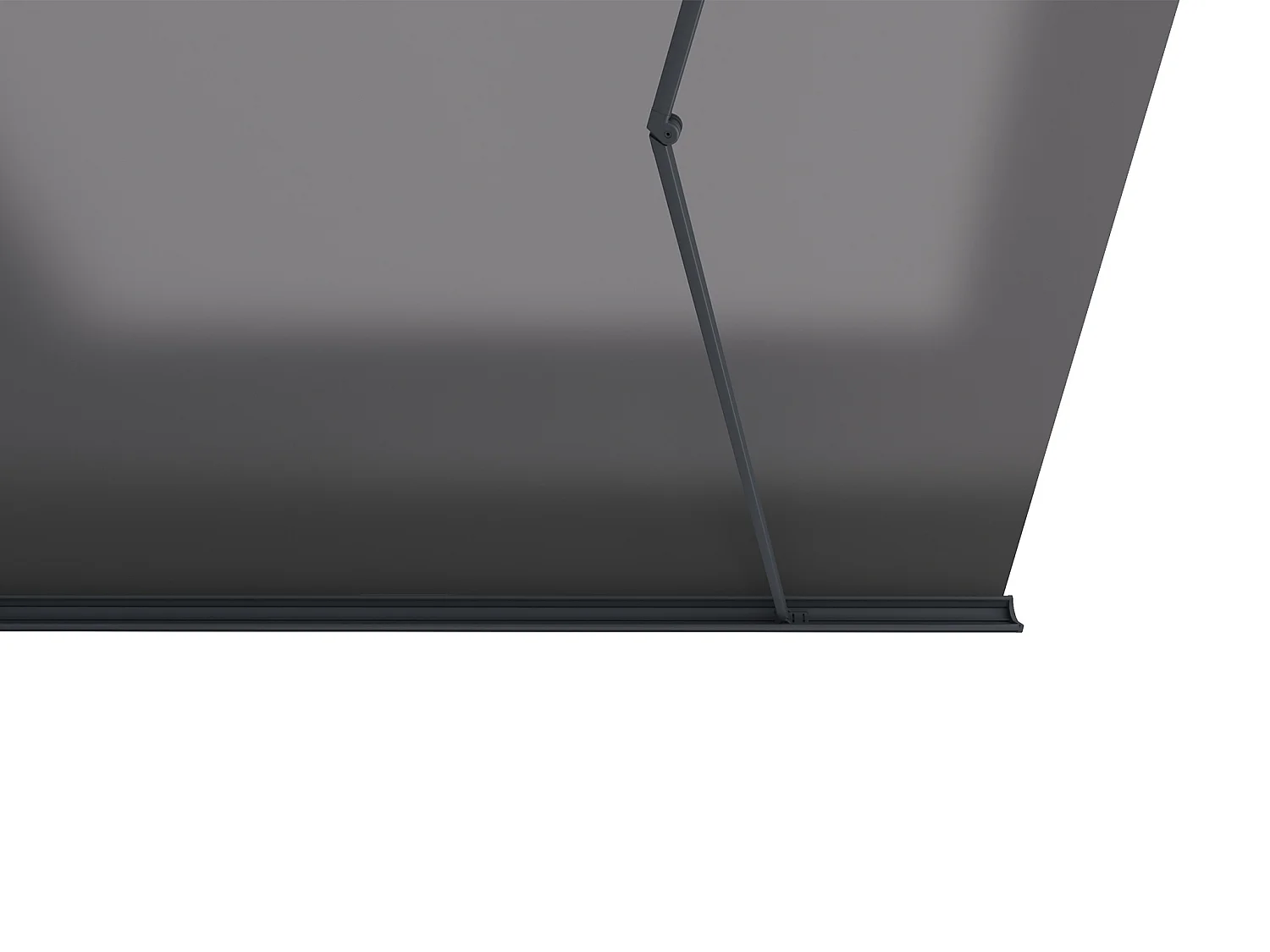 Toldo retrátil motorizado com caixa integral 4 x 3 m antracite - CONSTELA