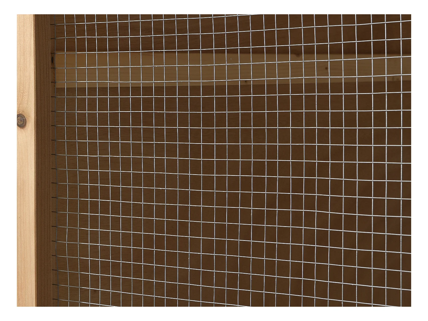 Poulailler en bois avec enclos - 10 poules - L. 266 x P. 174 x H. 205 cm - Naturel - FERAS