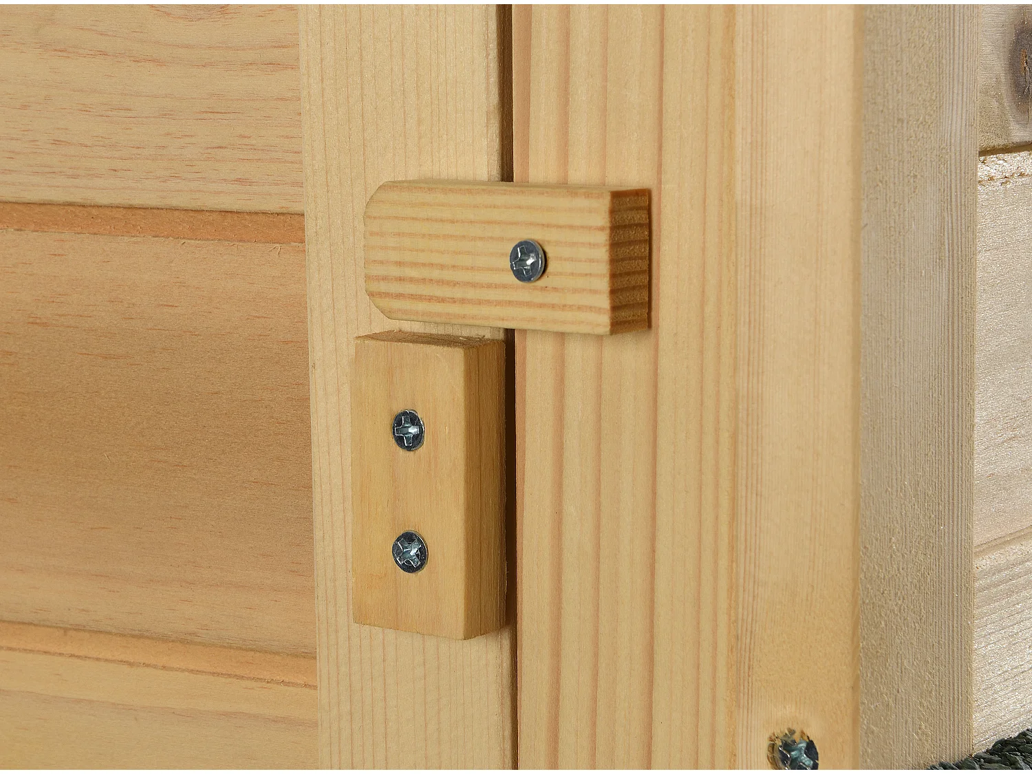 Pollaio con recinto 8 galline L. 201 x P.142 x H. 171 cm in Legno Naturale - GALLUS