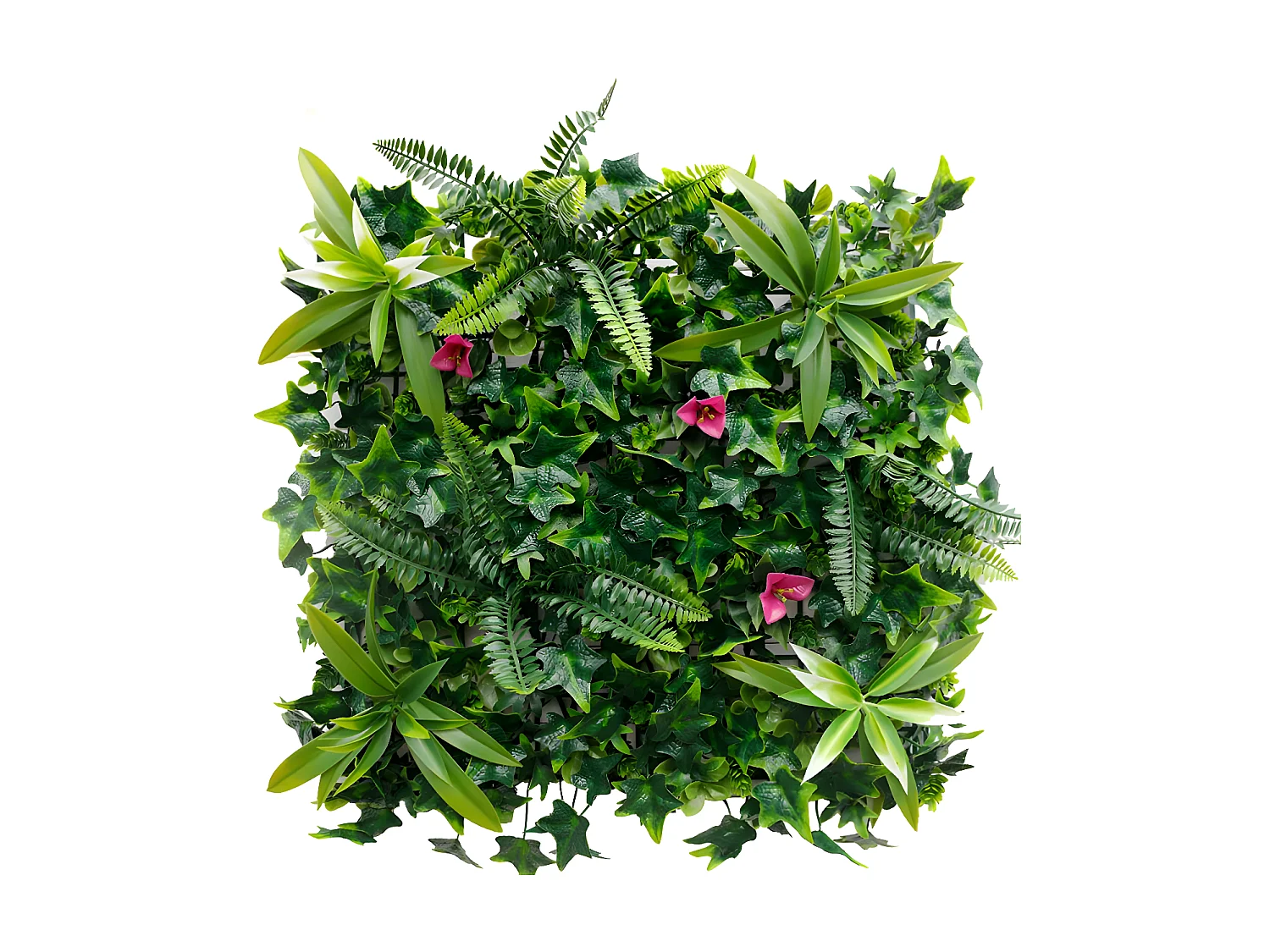 Mur végétal synthétique vert - pack de 3m² - IKAZ