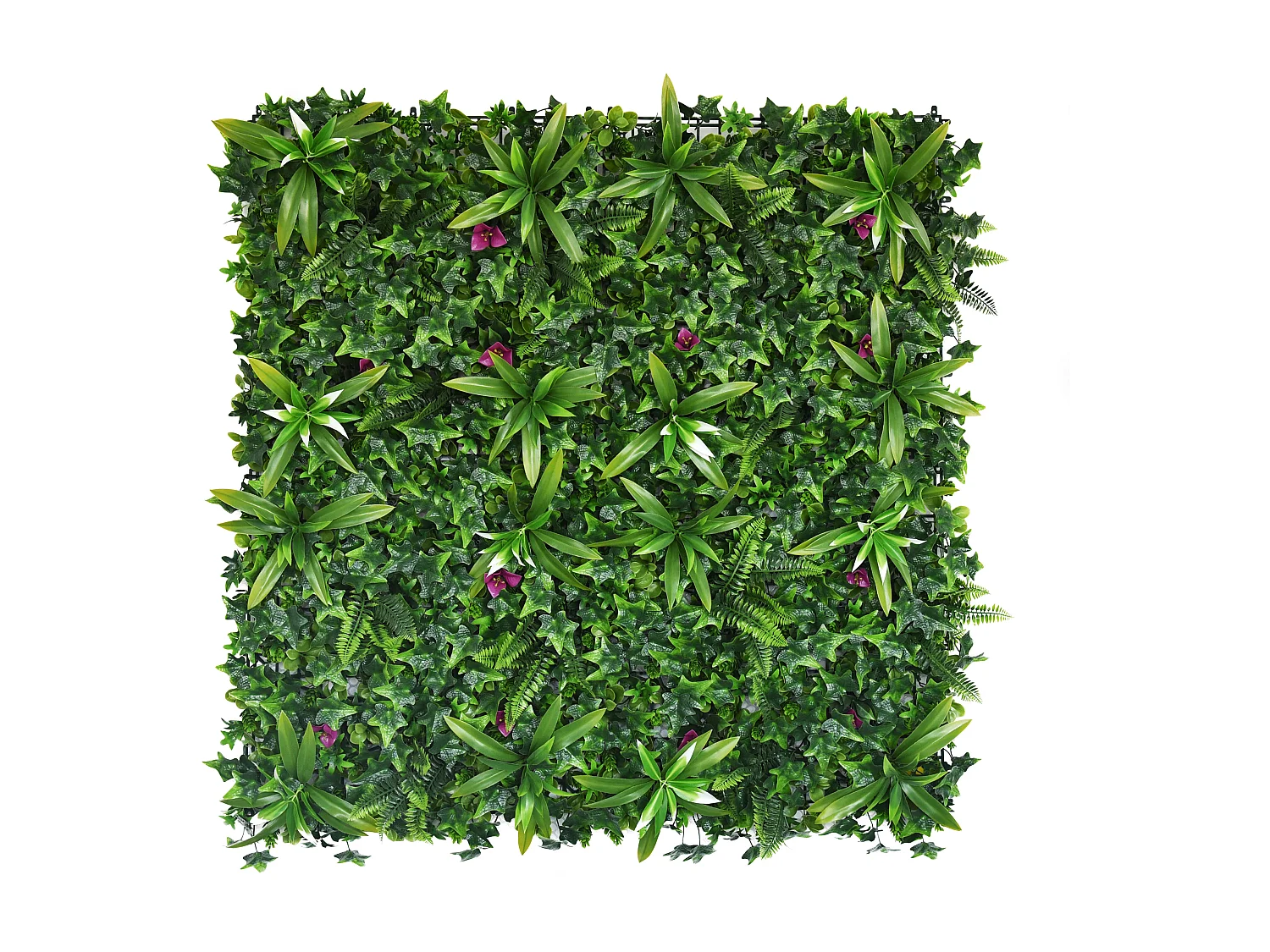 Mur végétal synthétique vert - pack de 3m² - IKAZ