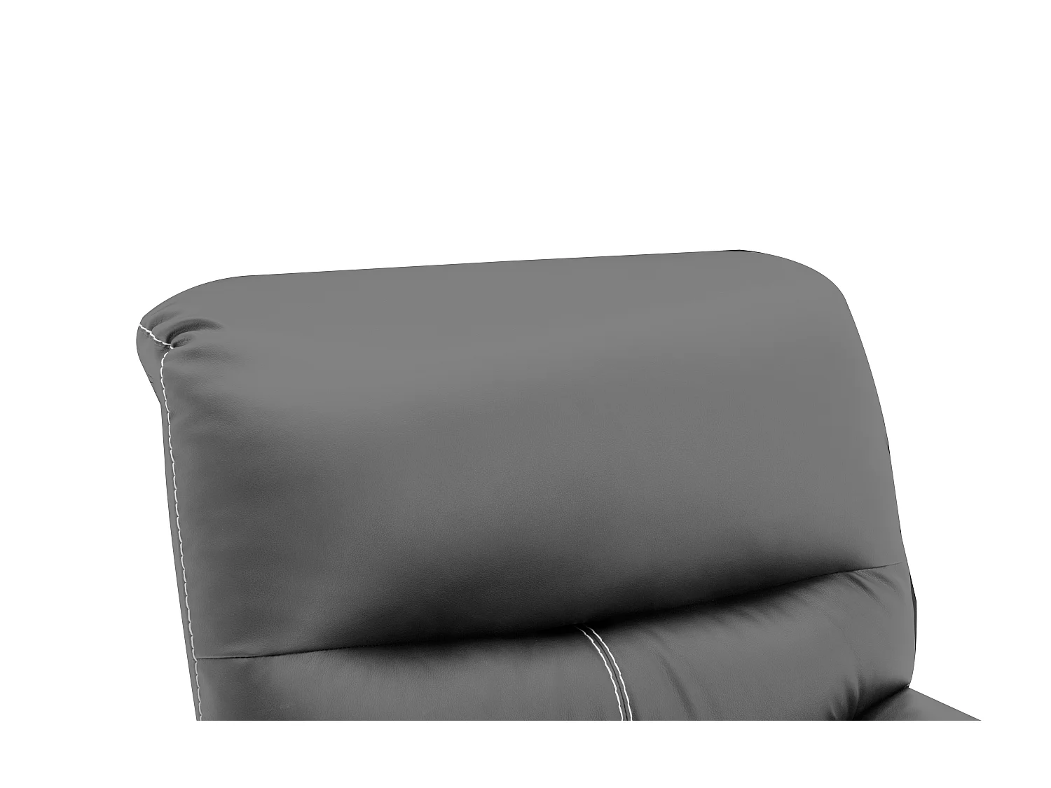 Relaxsessel - Kunstleder - Grau - CANBY