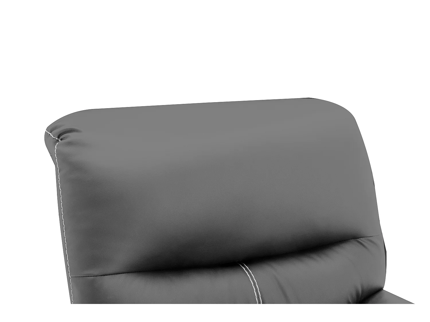 Relaxsessel - Kunstleder - Grau - CANBY