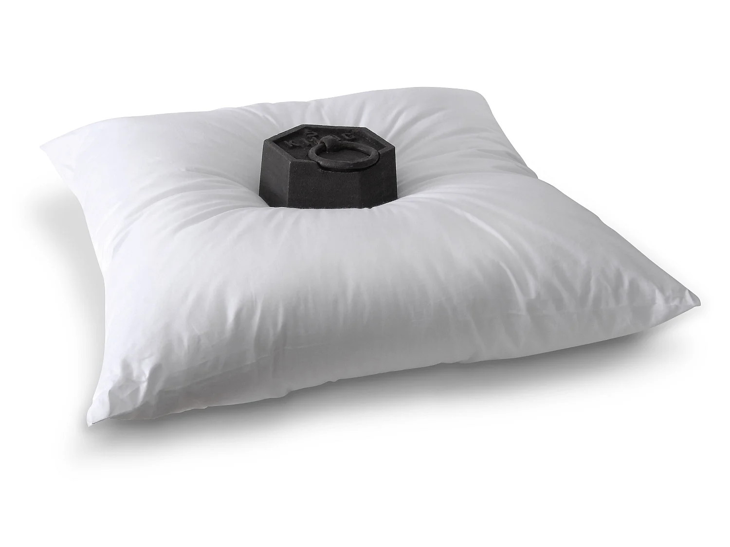 Oreiller 60 x 60 cm de DREAMEA - 600 gr - MARIN