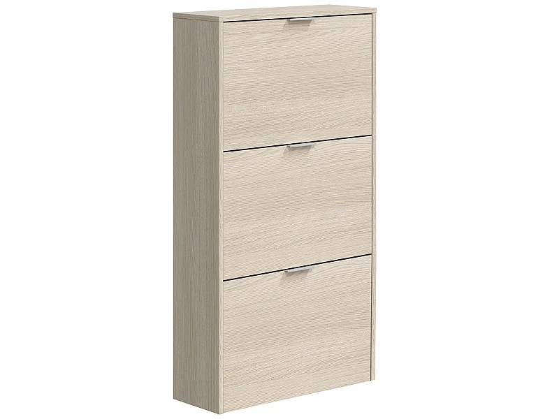 Schuhschrank Rubi 3 Türen Eiche Farbe