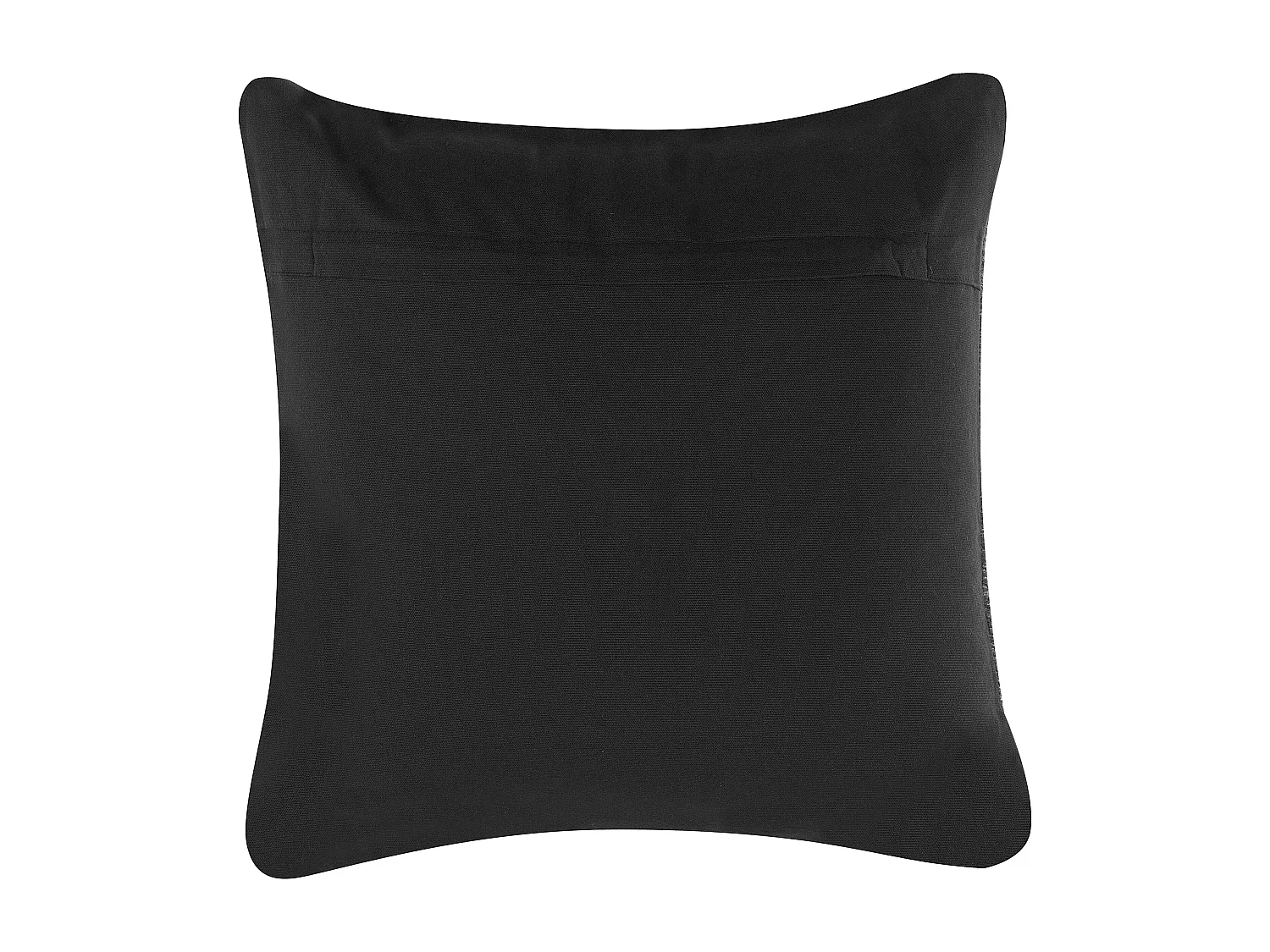 Coussin KONNI Coton 45 x 45 cm Gris Motif à chevrons