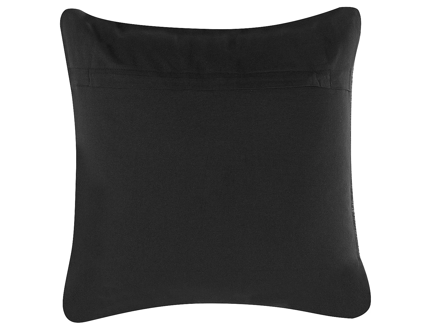 Prydnadskudde KONNI 45 x 45 cm Bomull Grå Chevrontryck