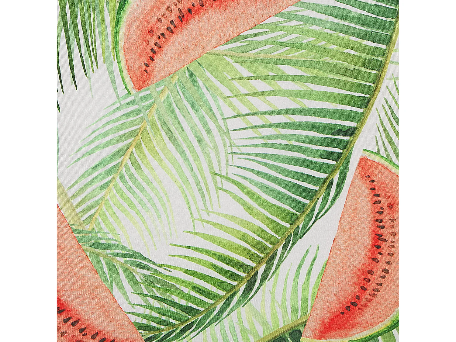 Farbenfrohe Gartenkissen im 2er Set mit Melonen-Muster 45 x 45 cm bunt Lovoleto