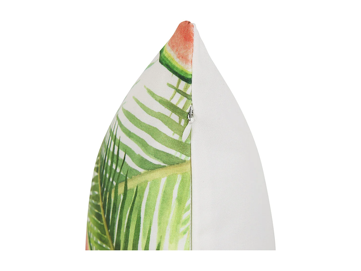 Lot de 2 coussins d'extérieur LOVOLETO Motif de plante 45 x 45 cm Vert clair