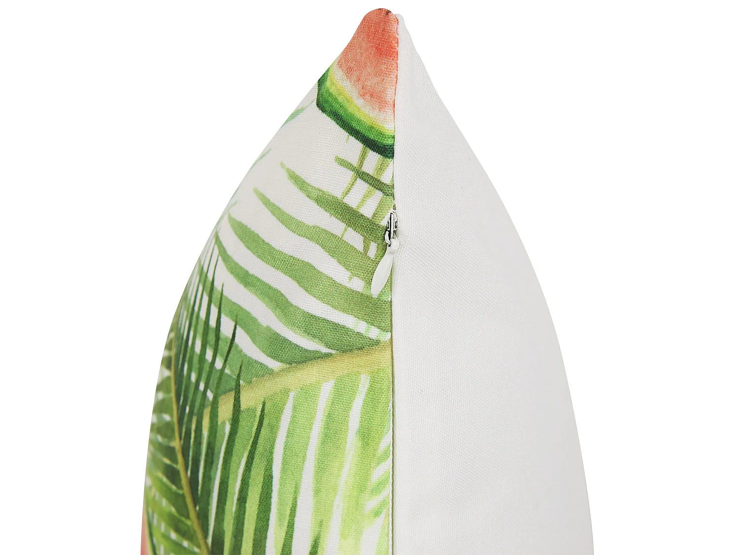 Lot de 2 coussins d'extérieur LOVOLETO Motif de plante 45 x 45 cm Vert clair