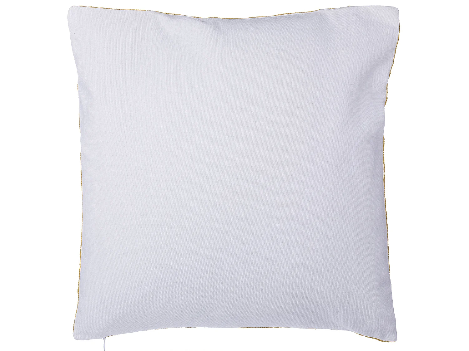 Lot de 2 coussins décoratifs PRIMULA Coton 45 x 45 cm Moutarde Ikat