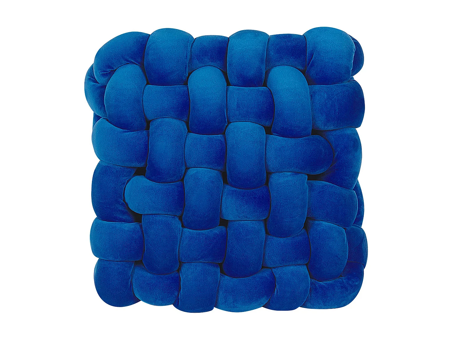 Cuscino a nodo 30 x 30 cm blu SIRALI