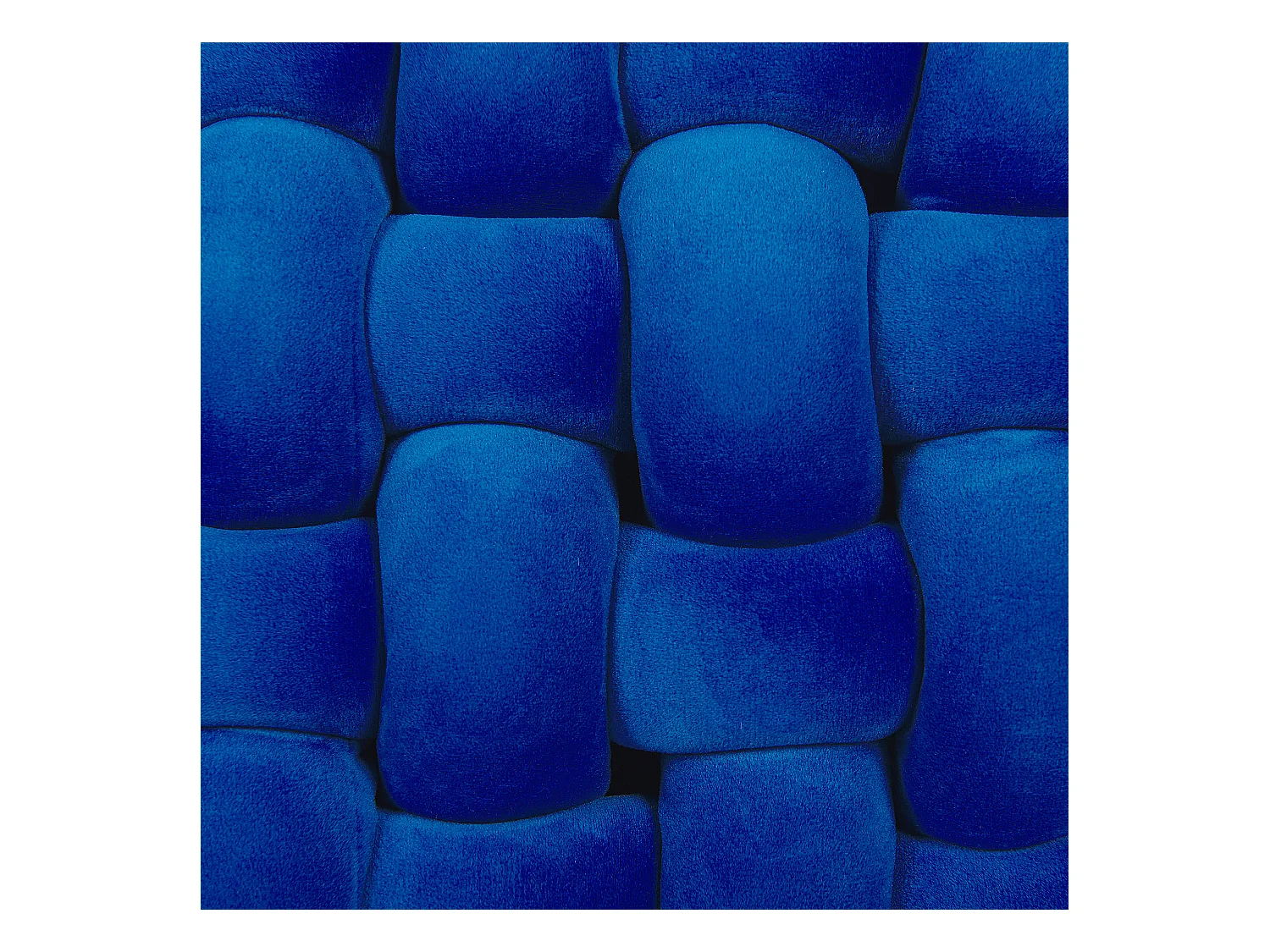 Dekokissen Knoten Flechtmuster blau 30 x 30 cm SIRALI