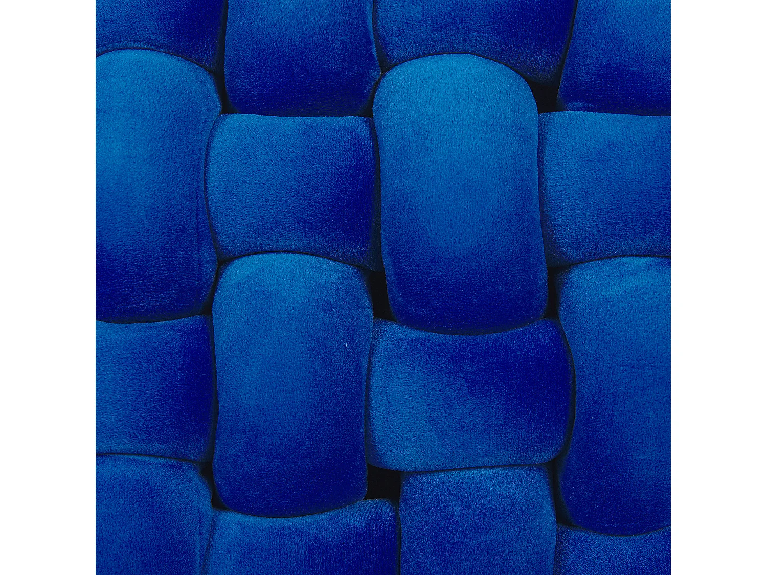 Dekokissen Knoten Flechtmuster blau 30 x 30 cm SIRALI