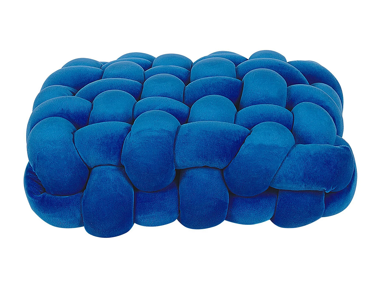 Cojín de terciopelo azul marino 30 x 30 cm SIRALI