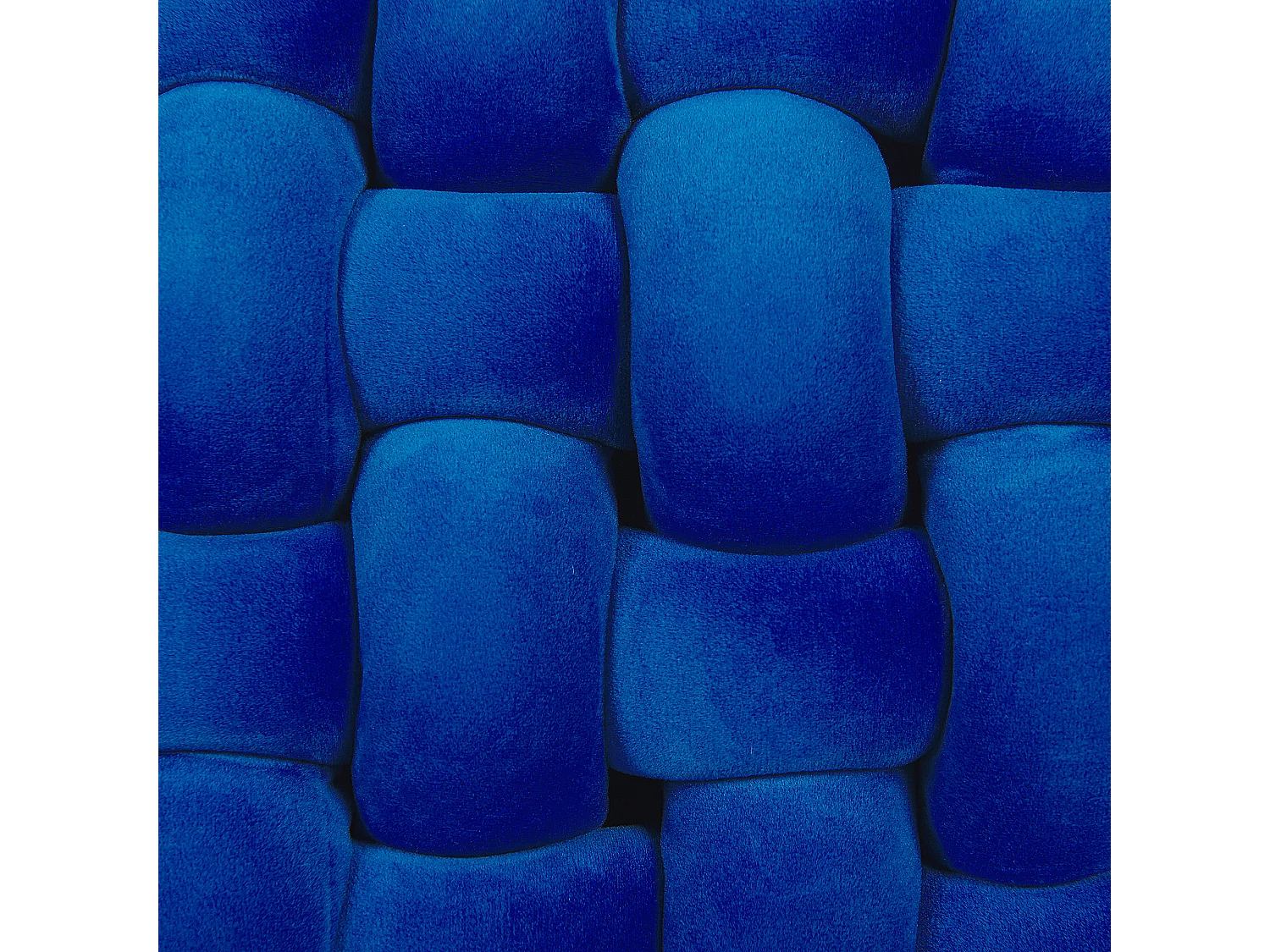 Cojín de terciopelo azul marino 30 x 30 cm SIRALI