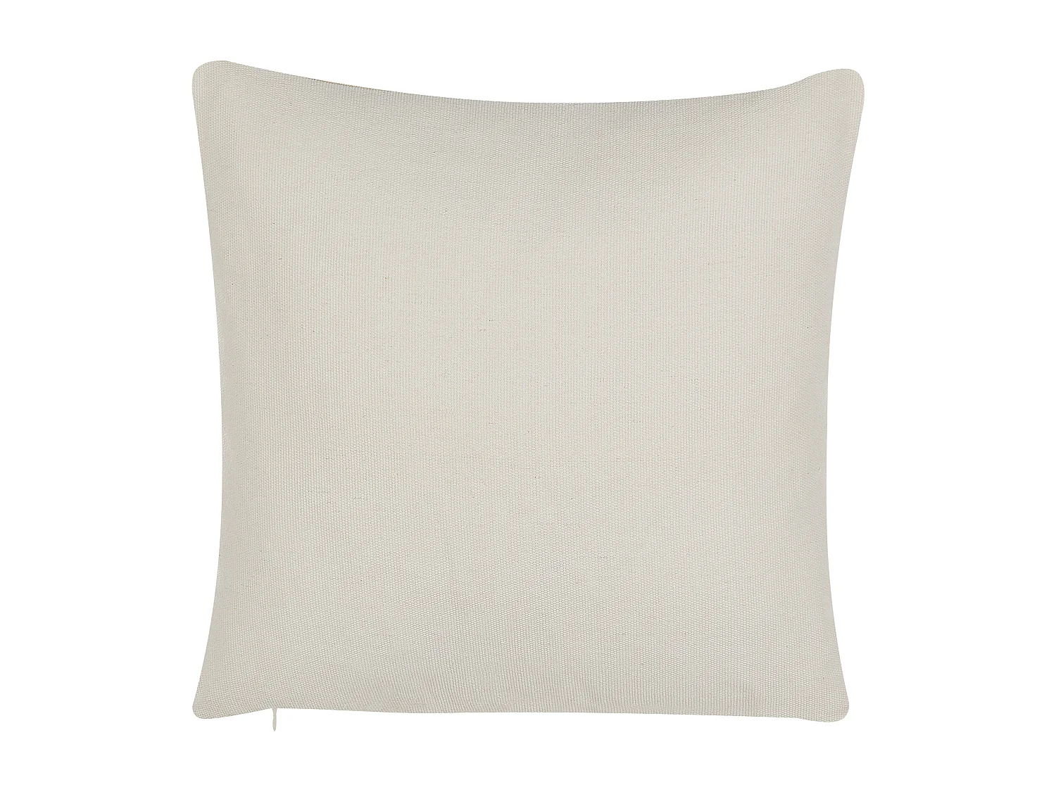 Conjunto de 2 almofadas decorativas CALLIOPSIS 45 x 45 cm Branco Padrão abstracto