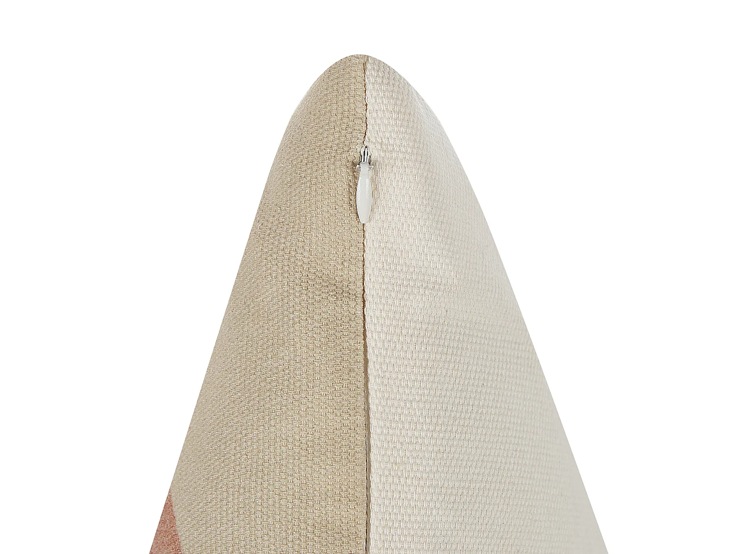 Lot de 2 coussins décoratifs CALLIOPSIS 45 x 45 cm Blanc Motif abstrait