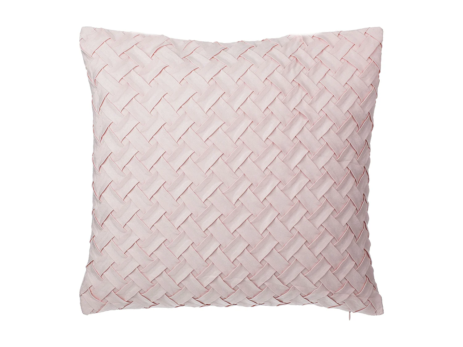 Lot de 2 coussins décoratifs TITHONIA 45 x 45 cm Rose Motif à chevrons