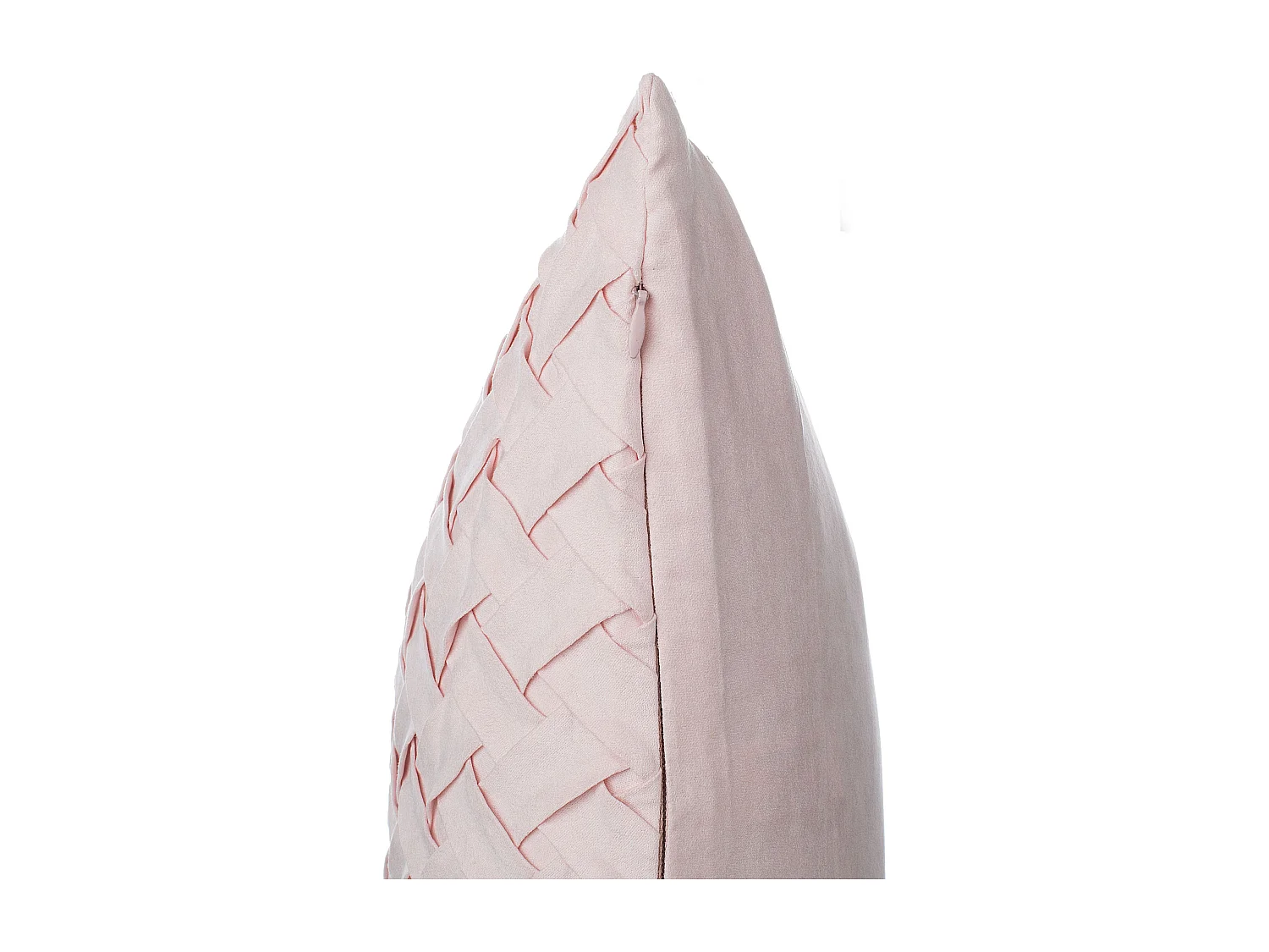 Lot de 2 coussins décoratifs TITHONIA 45 x 45 cm Rose Motif à chevrons