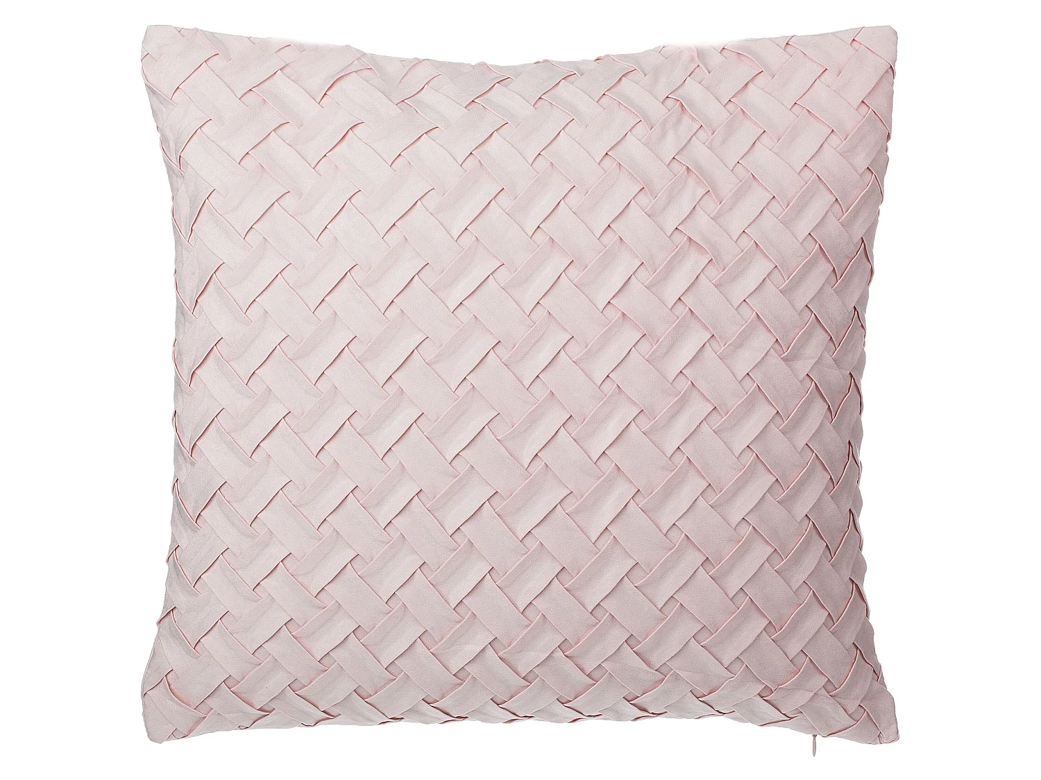 Lot de 2 coussins décoratifs TITHONIA 45 x 45 cm Rose Motif à chevrons