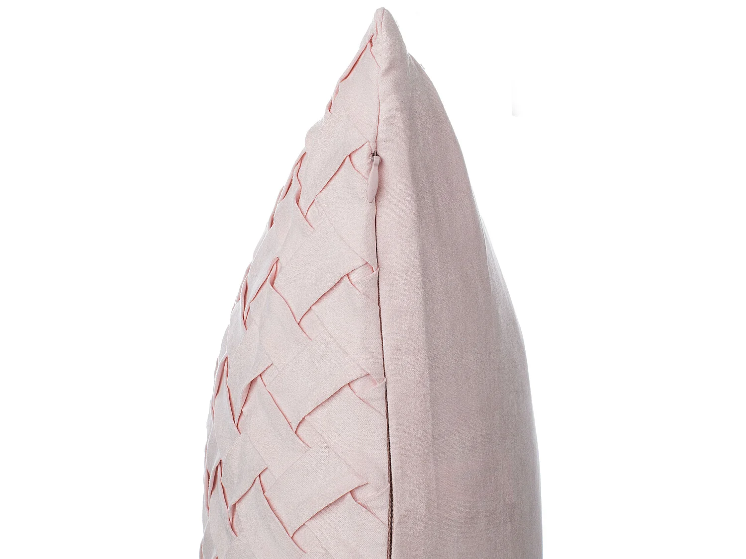 Lot de 2 coussins décoratifs TITHONIA 45 x 45 cm Rose Motif à chevrons