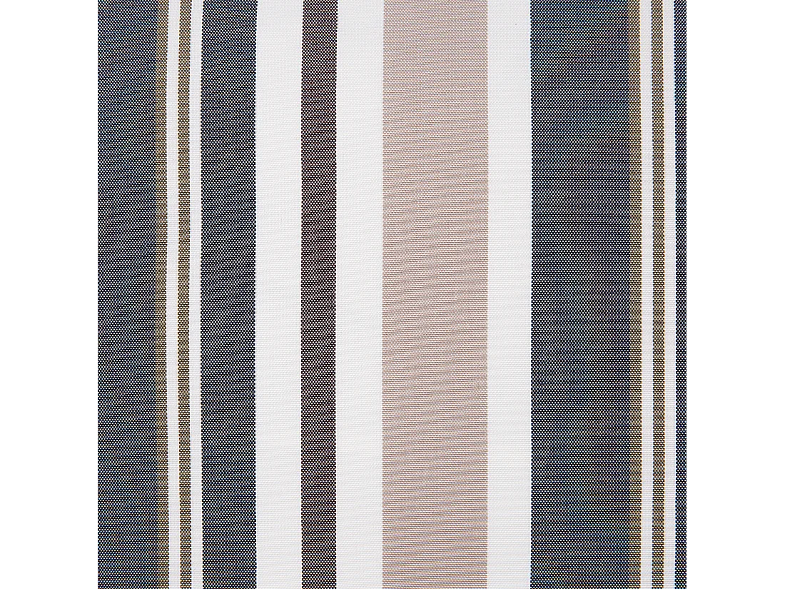 Lot de 2 coussins d'extérieur KASTOS À rayure 40 x 40 cm Taupe