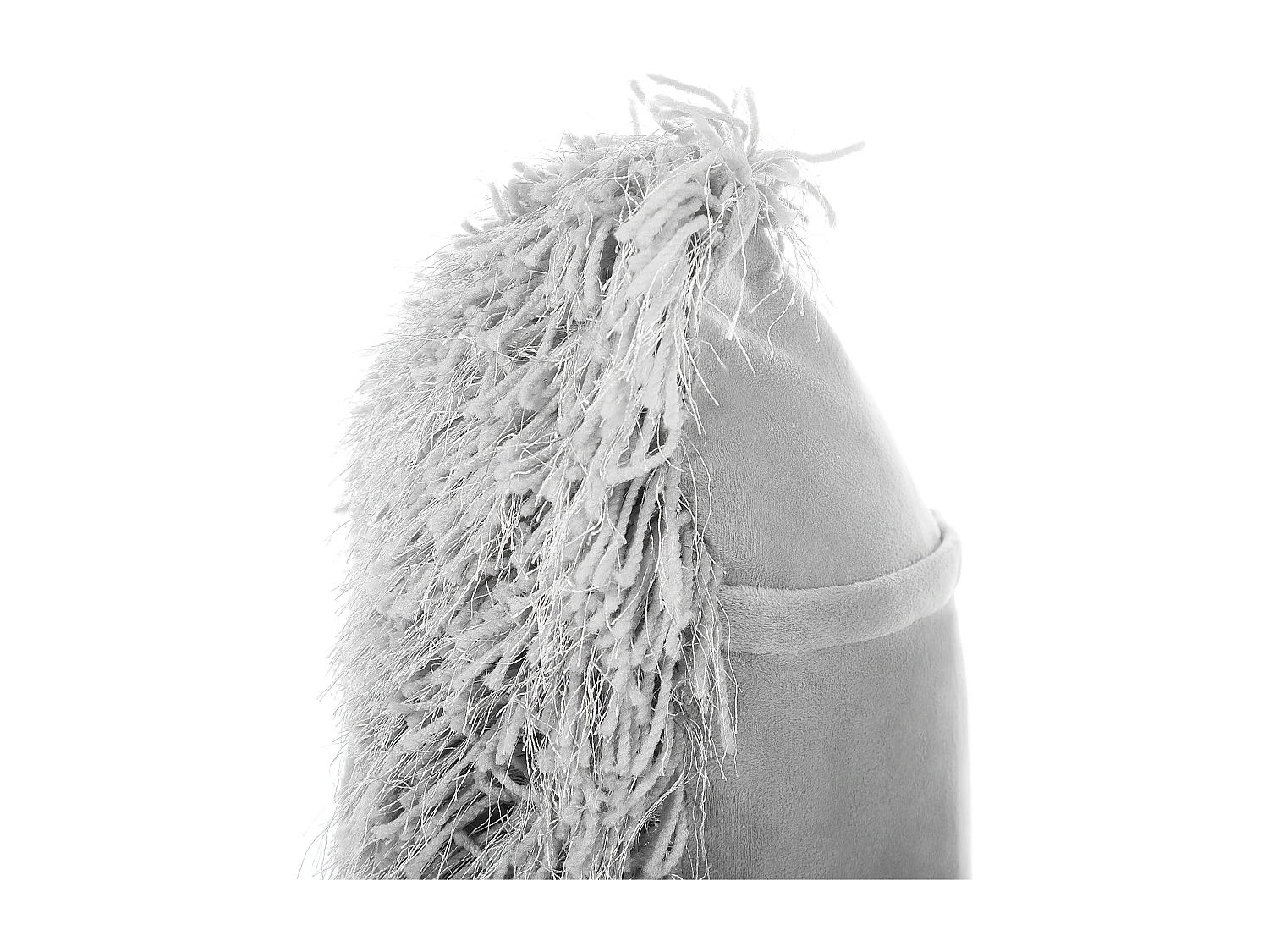 Conjunto de 2 almofadas decorativas CIDE 45 x 45 cm Cinzento claro Sólido