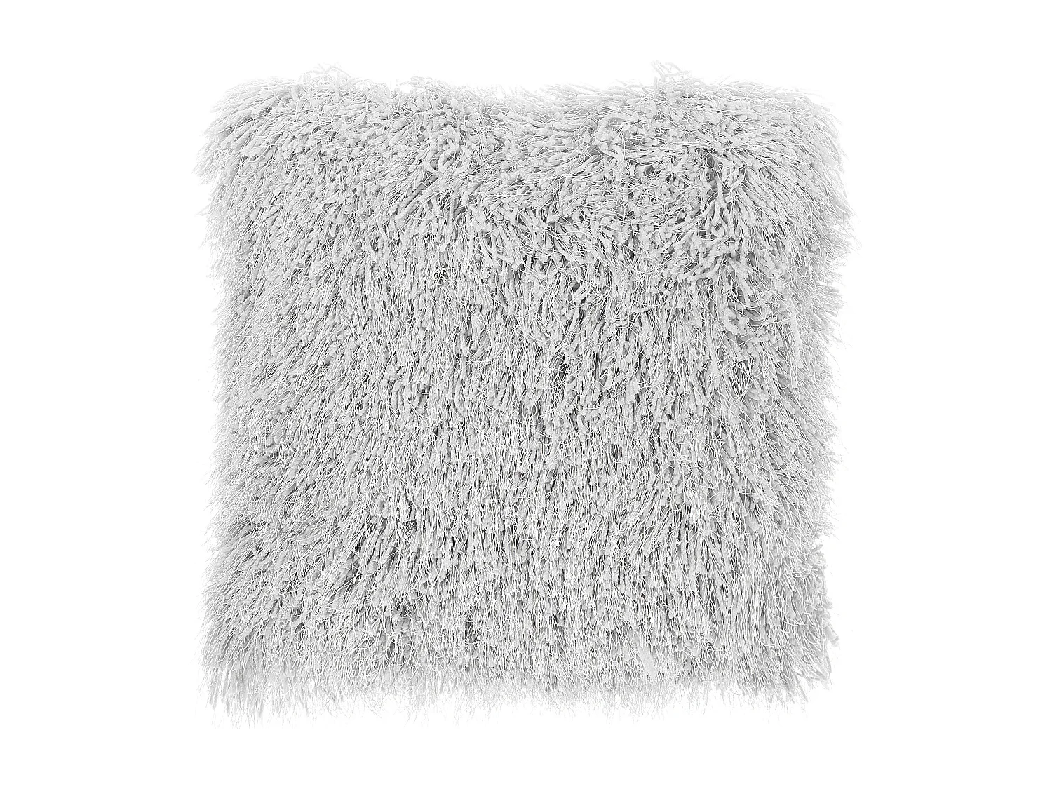 Set van 2 decoratieve kussens CIDE 45 x 45 cm Lichtgrijs Effen