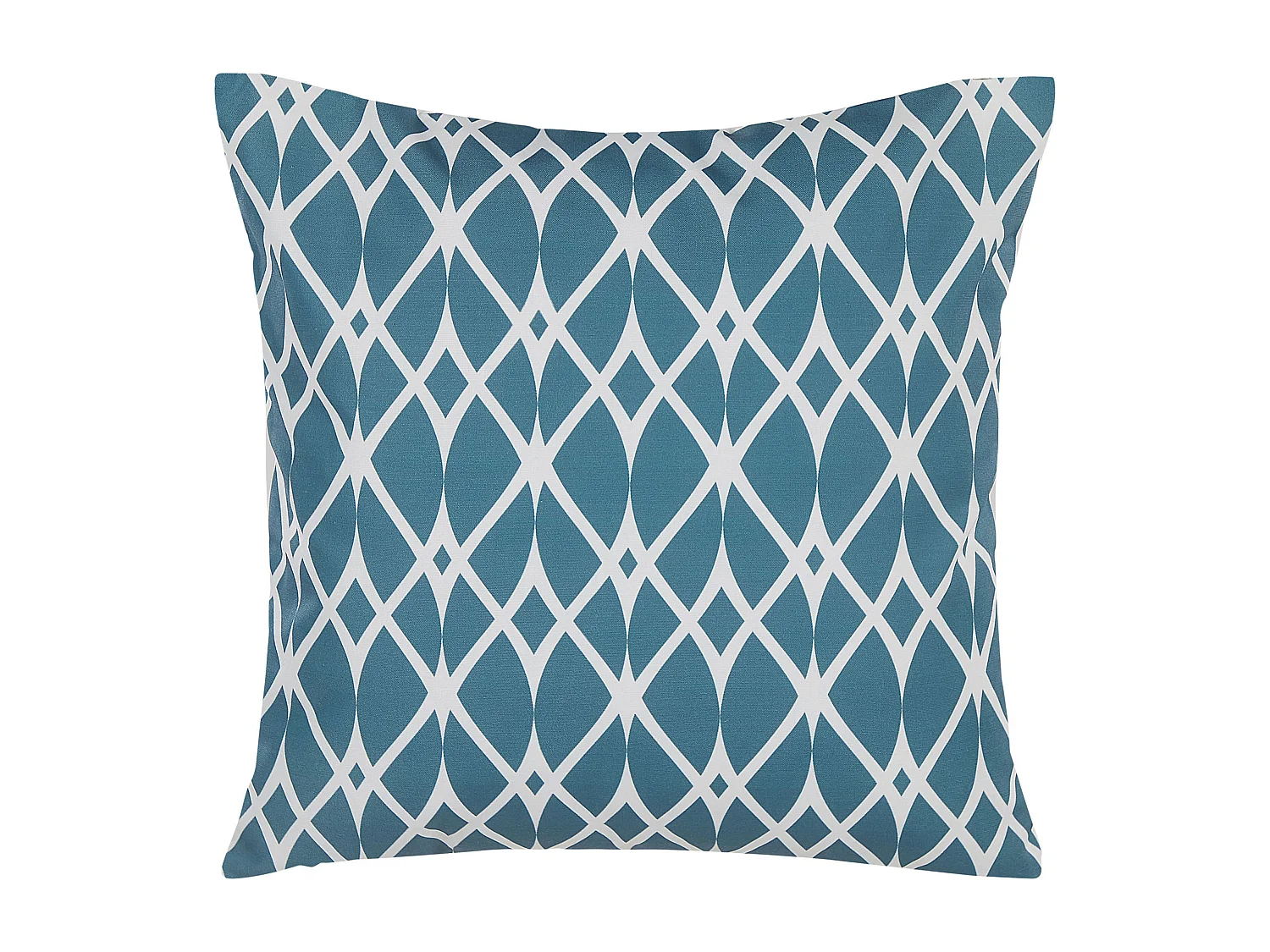 Lot de 2 coussins d'extérieur ANAGNI Motif géométrique 45 x 45 cm Bleu