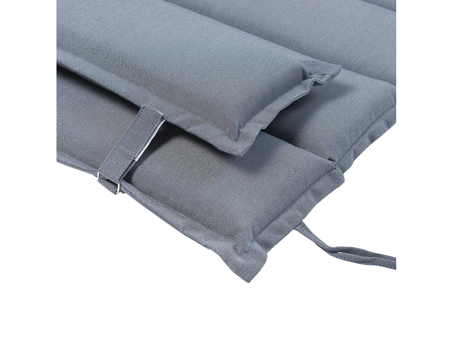 Poduszka na leżak ogrodowy BRESCIA 180 x 60 cm Szary