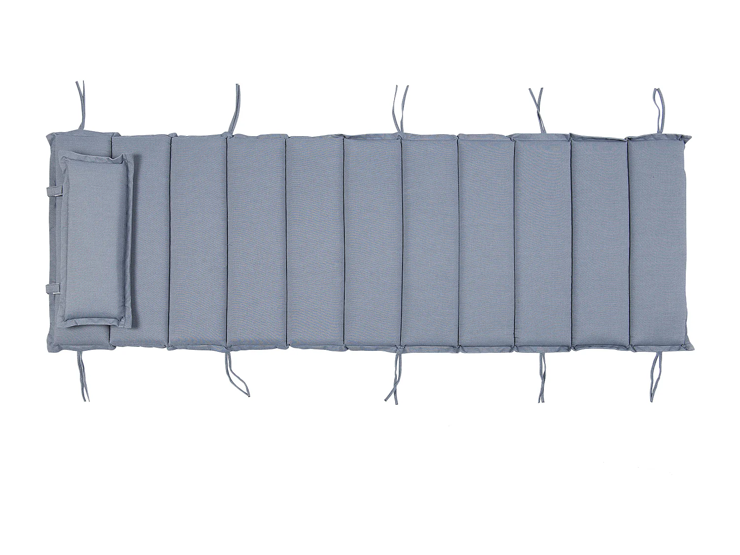 Coussin de transat extérieur BRESCIA 180 x 60 cm Bleu