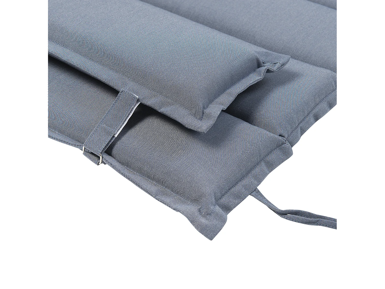 Coussin de transat extérieur BRESCIA 180 x 60 cm Bleu