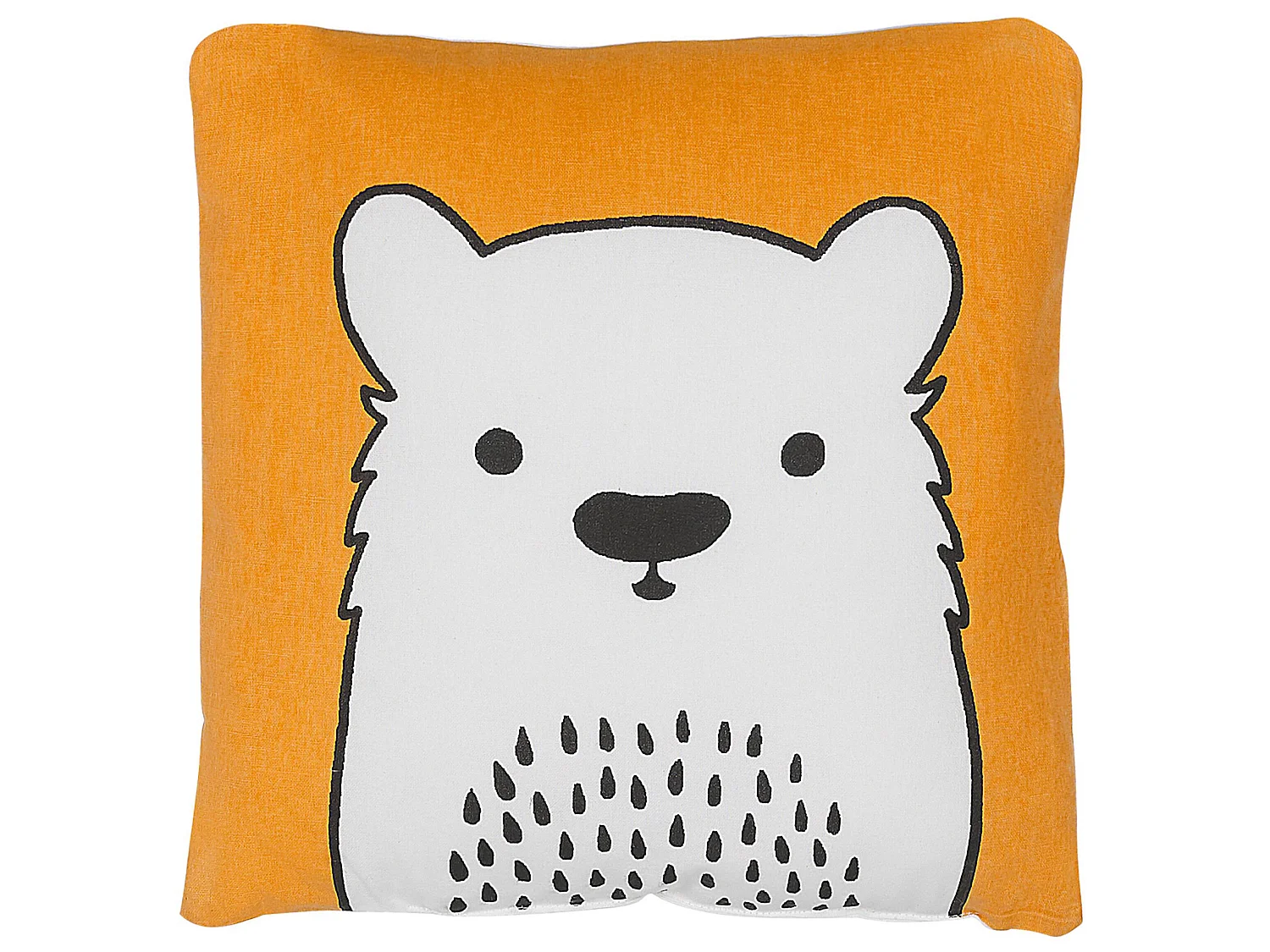 Throw Cushion WARANASI Cotton 45 x 45 cm Orange