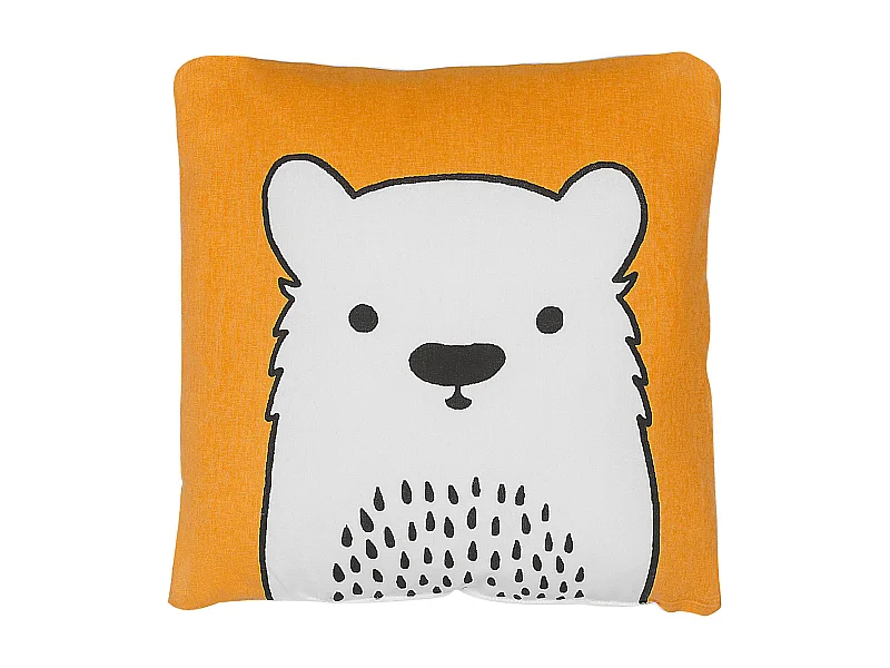 Coussin WARANASI Coton 45 x 45 cm Orange