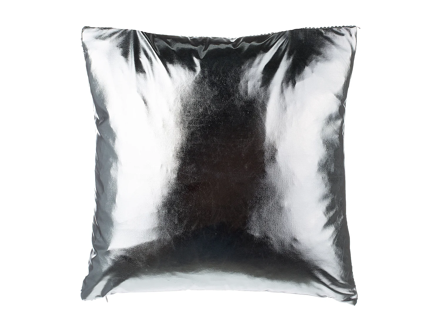 Lot de 2 coussins Unicolore ASTER 45 x 45 cm Argenté