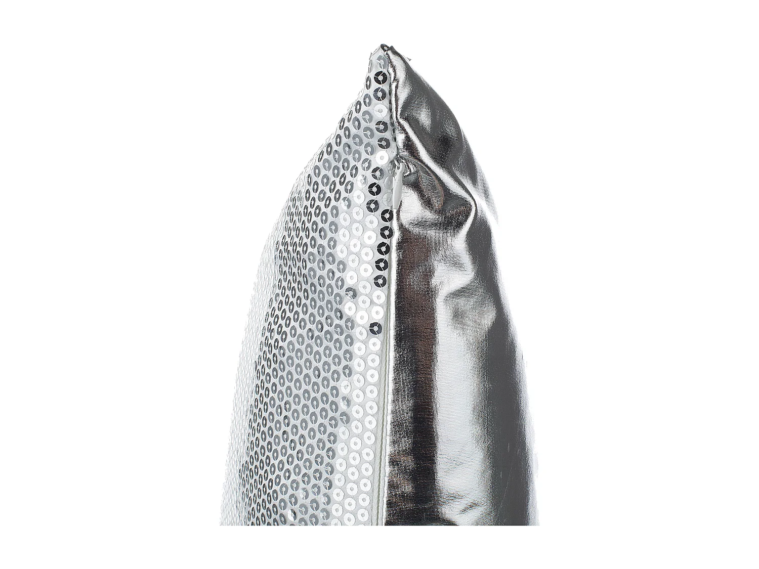 Lot de 2 coussins Unicolore ASTER 45 x 45 cm Argenté