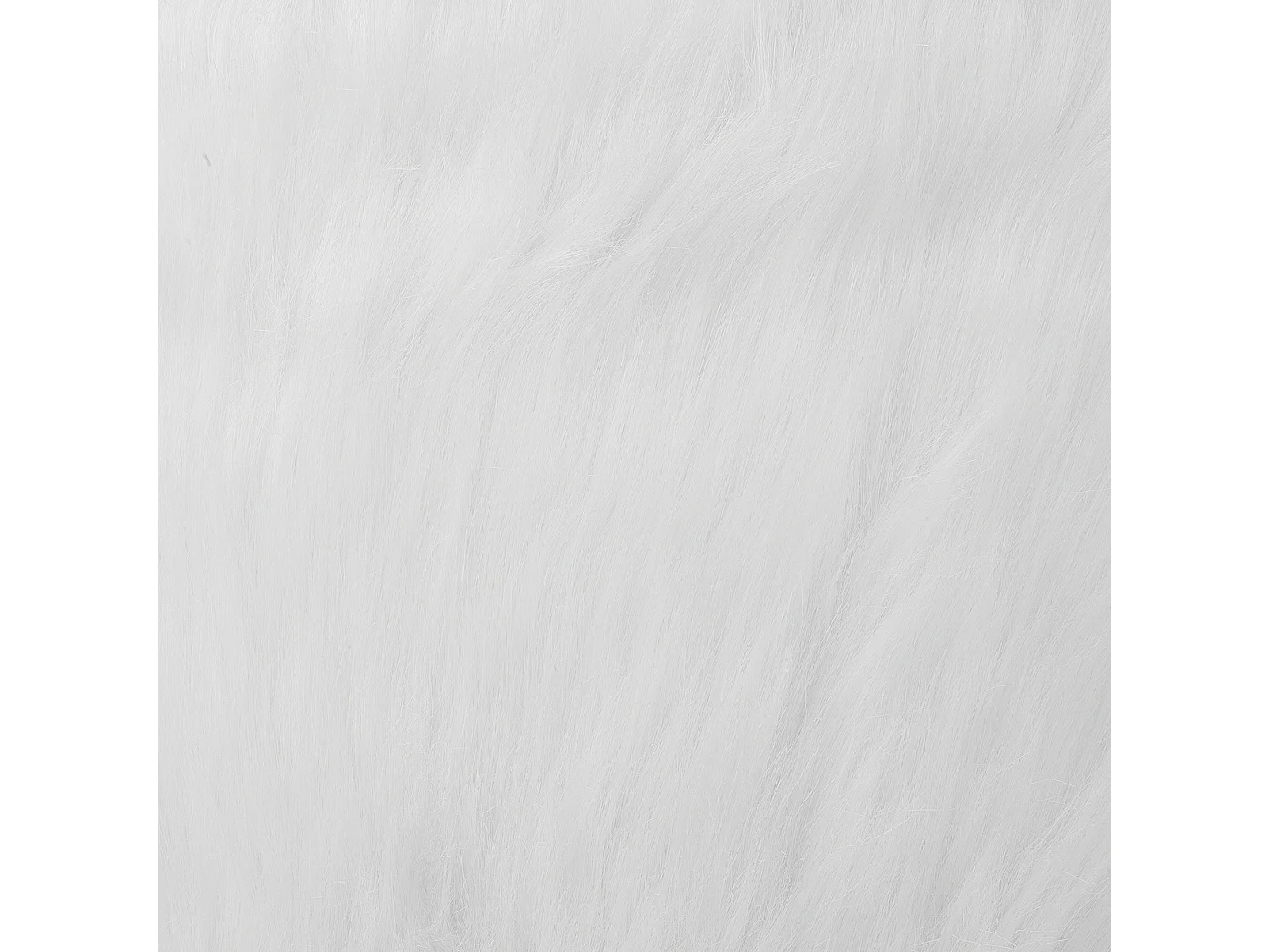 Lot de 2 coussins décoratifs DAISY Fourrure synthétique 45 x 45 cm Beige clair Unicolore
