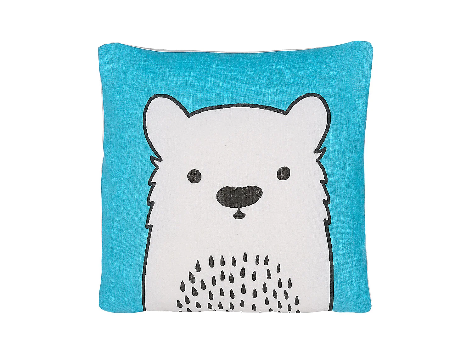 Coussin WARANASI Coton 45 x 45 cm Bleu
