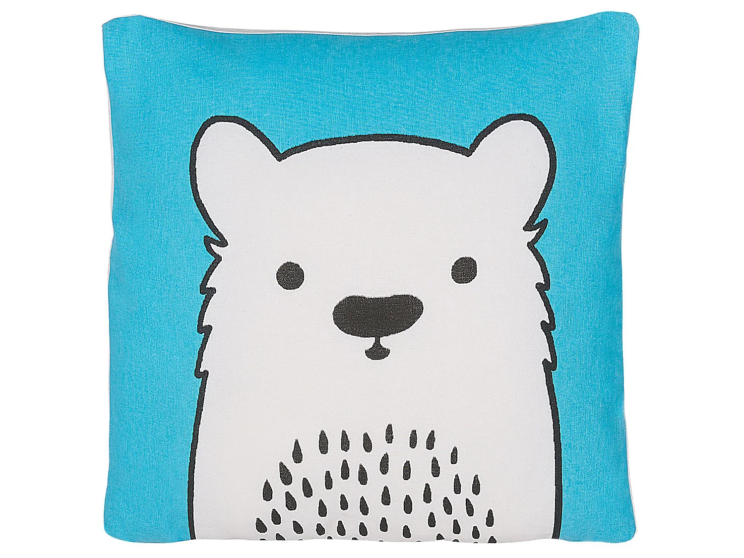 Throw Cushion WARANASI Cotton 45 x 45 cm Blue
