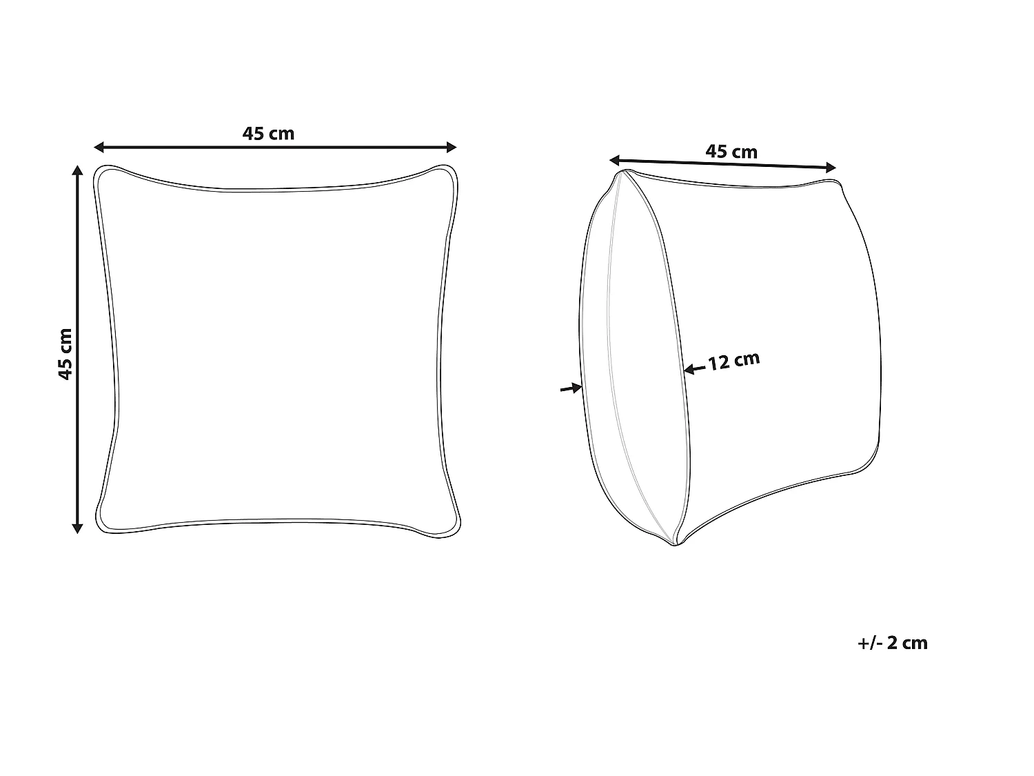 Sierkussen Beige ASLANAPA 45 x 45 cm