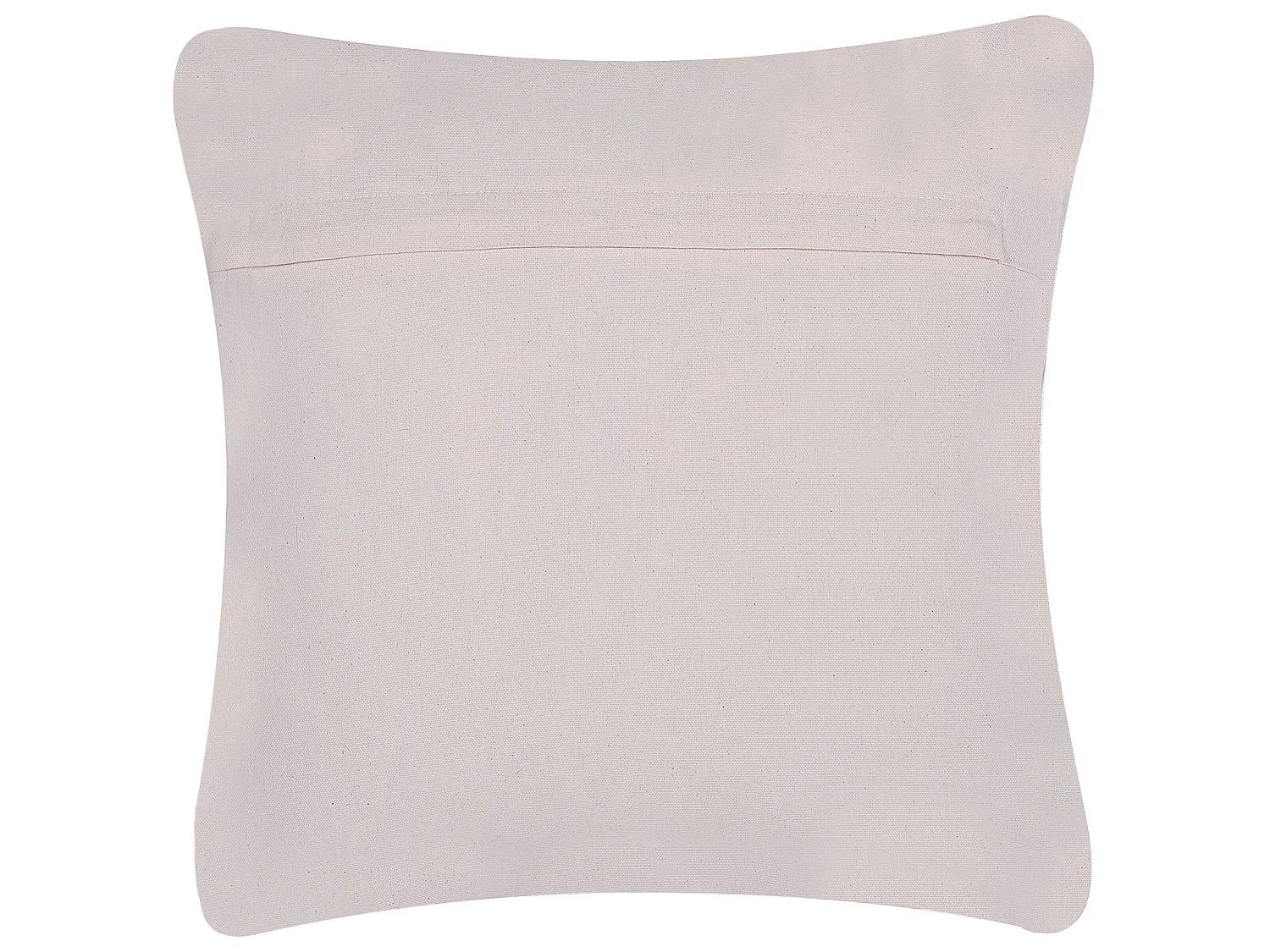 Throw Cushion NELLAD Leather 45 x 45 cm Grey Patchwork