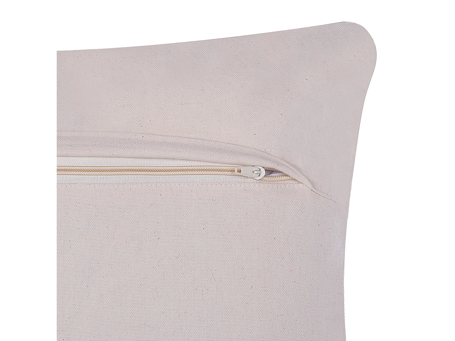 Throw Cushion NELLAD Leather 45 x 45 cm Grey Patchwork